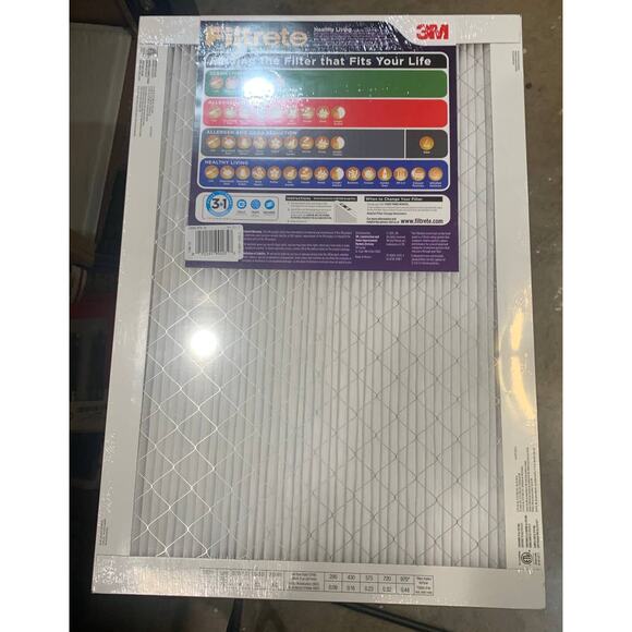 AC Furnace Air Filter 3M 14x20x1 MPR 1500 Healthy Living Ultra Allergen - Picture 1 of 2